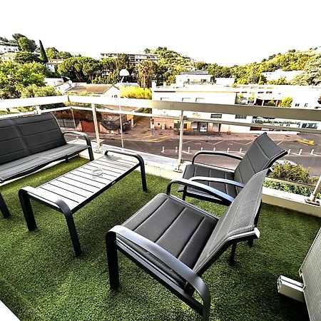 קאן סור מר Superbe Studio Climatise Avec Terrasse Proche Mer מראה חיצוני תמונה